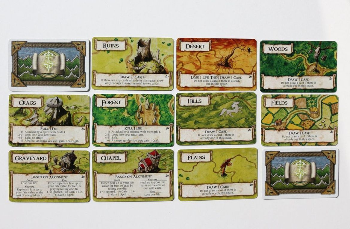 Talisman: Le Lande del Fuoco carte