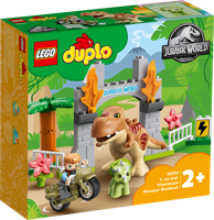 LEGO® DUPLO® L'évasion du T. rex et du Triceratops