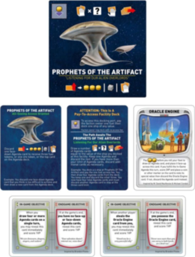 Alien Frontiers: Faction Pack #4 components