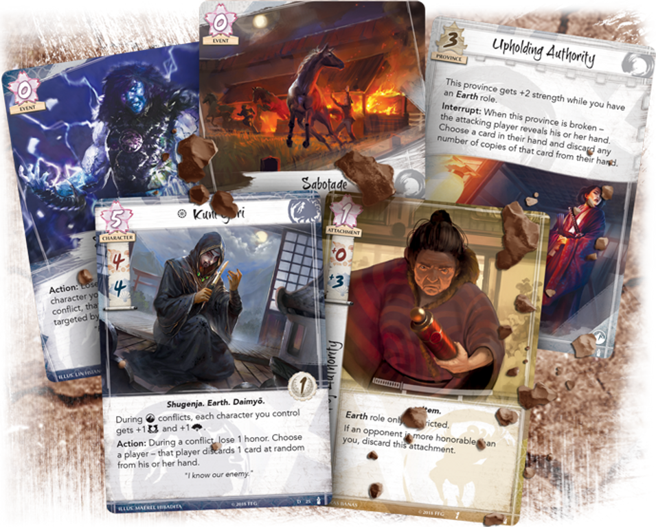 Legend of the Five Rings: The Card Game - Tainted Lands kaarten