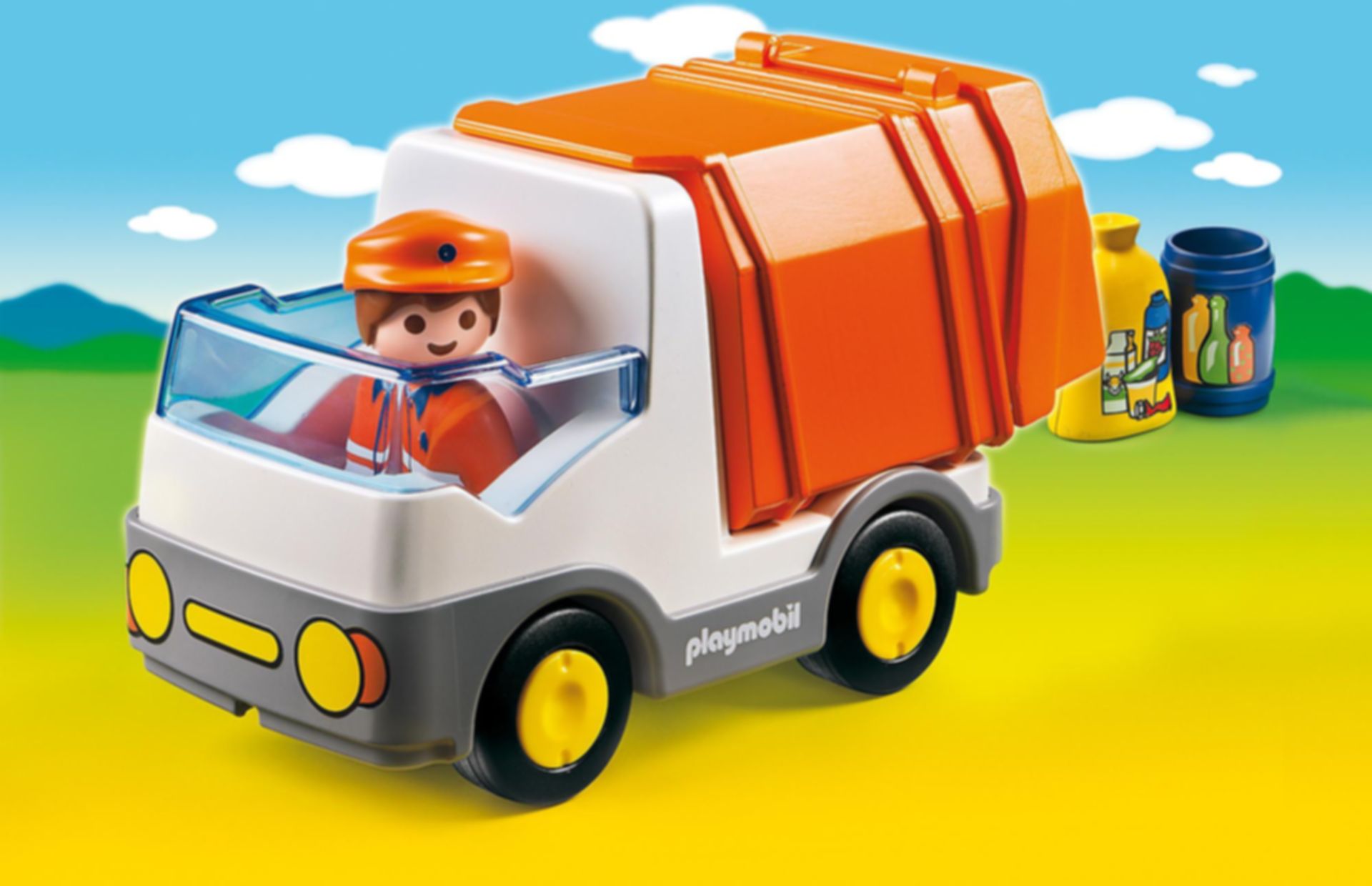 Playmobil® 1.2.3 Camion poubelle
