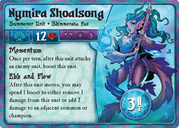 Summoner Wars (Second Edition): Shimmersea Fae Faction Deck Nymira Shoalsong kaart