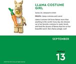 Minifigure-a-Day 2024 Daily Calendar Llama