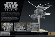 Star Wars: Legion – Raddaugh Gnasp Fluttercraft Unit Expansion achterkant van de doos