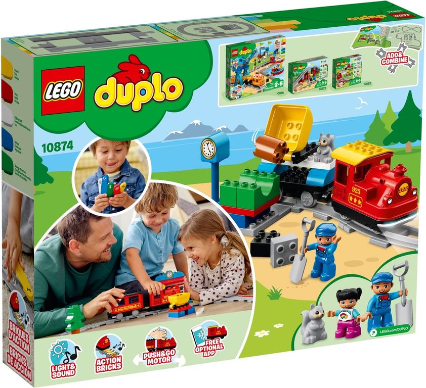 LEGO® DUPLO® Steam Train back of the box