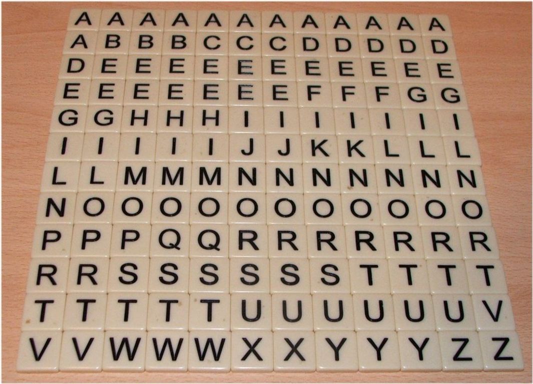 Bananagrams piastrelle