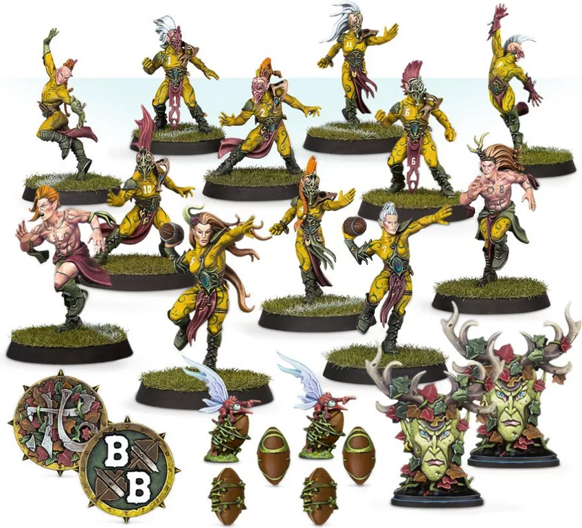 Blood Bowl (2016 edition): Athelorn Avengers – Wood Elf Blood Bowl Team partes