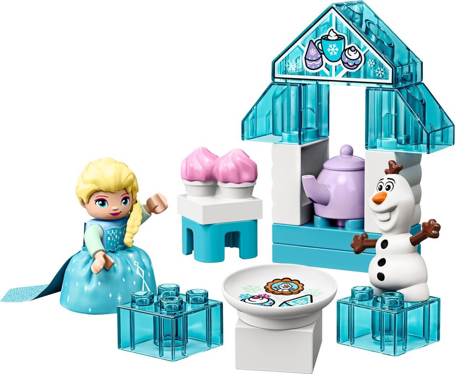 LEGO® DUPLO® Elsa and Olaf's Tea Party components