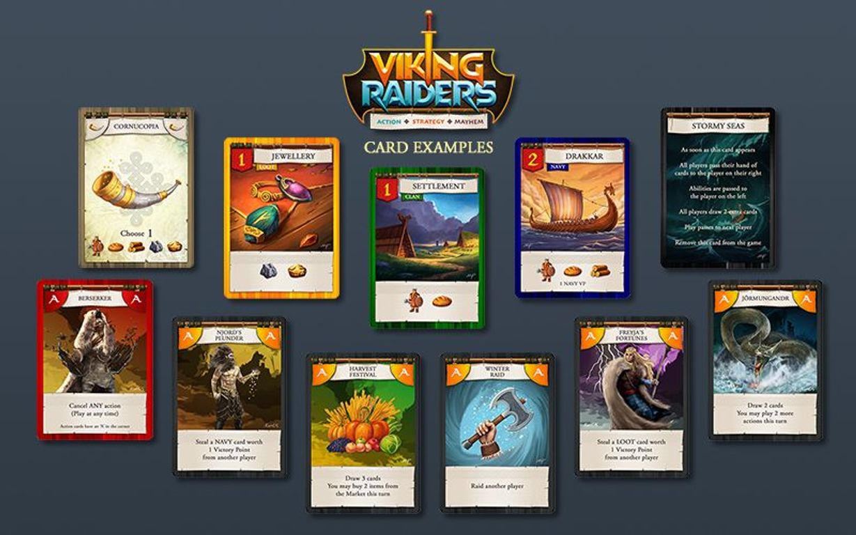 Viking Raiders cartas