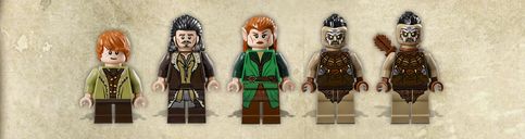 LEGO® The Hobbit Attack on Sea Town figurines