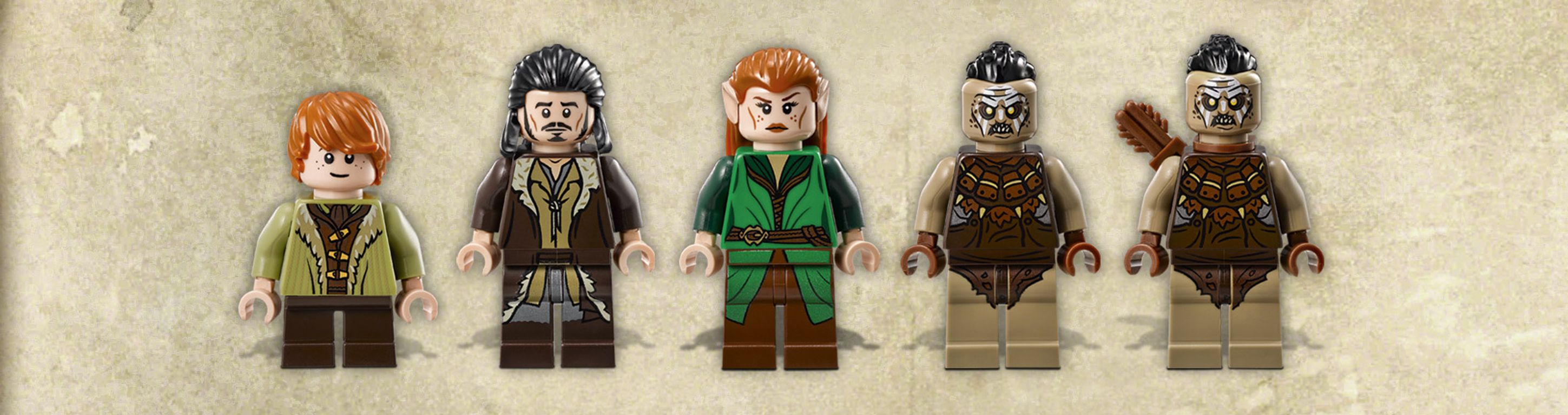 LEGO® The Hobbit Attack on Sea Town minifigures