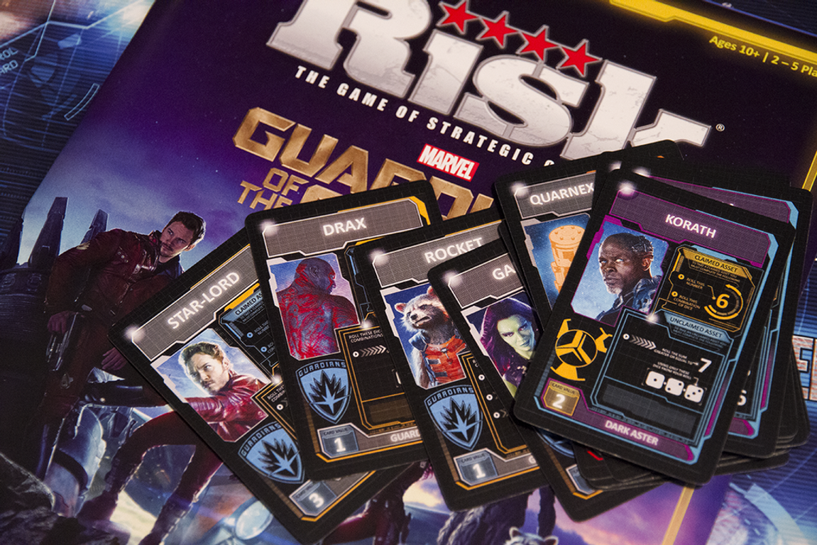 Risk: Marvel Cinematic Universe cartas