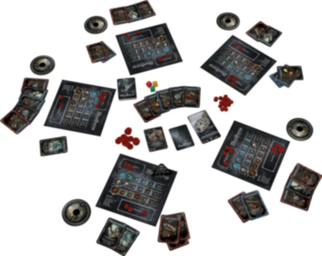 Bloodborne: il gioco di carte componenti