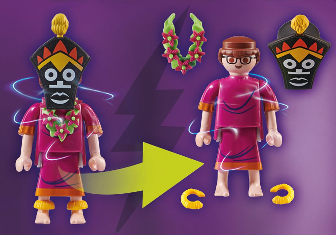 Playmobil® SCOOBY-DOO! Adventure with Witch Doctor minifigures