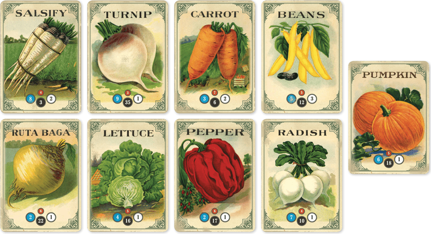 Mr. Cabbagehead's Garden cards