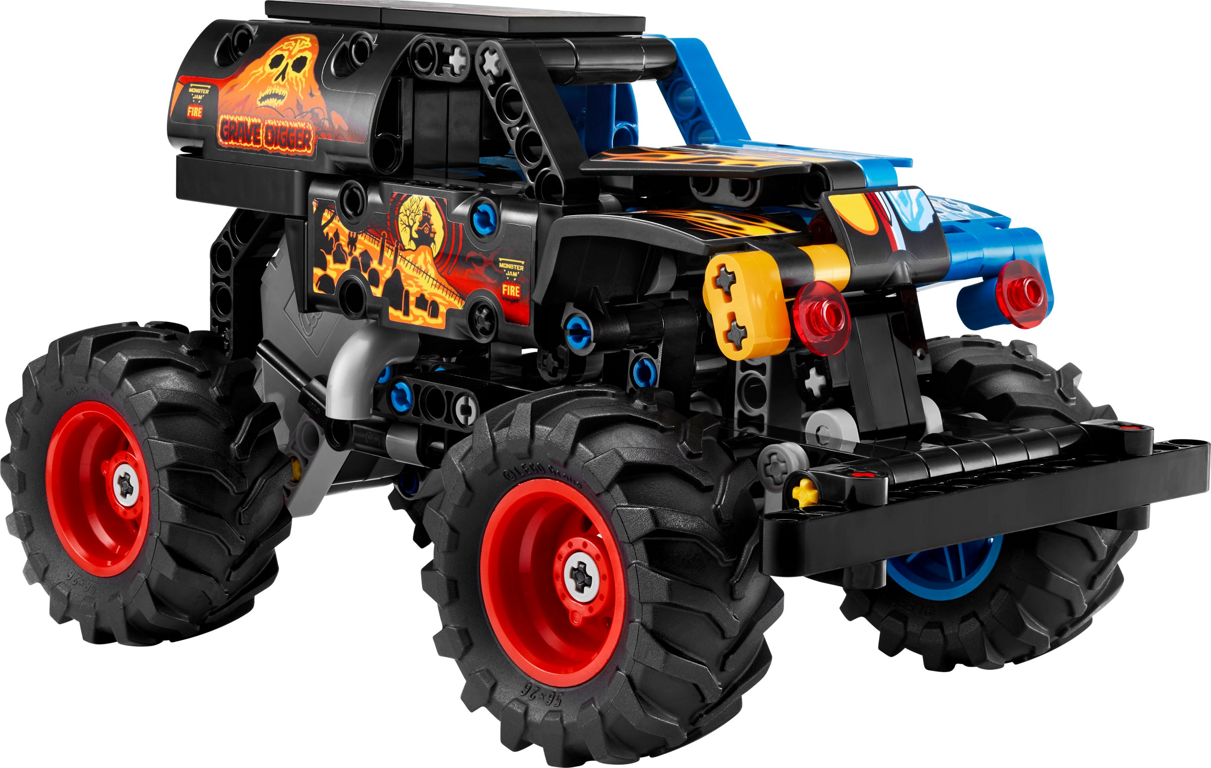 LEGO® Technic Monster Jam™ Grave Digger™ Fire and Ice components