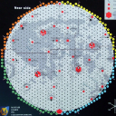 Lunar Rails game board