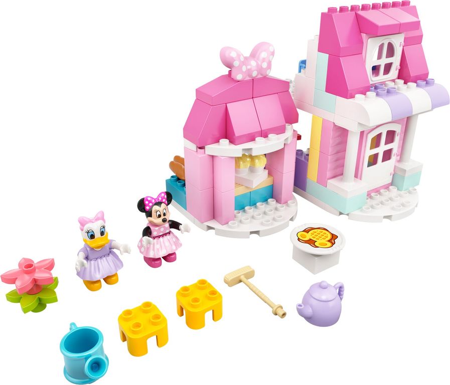 LEGO® DUPLO® La casa e il caffè di Minnie componenti