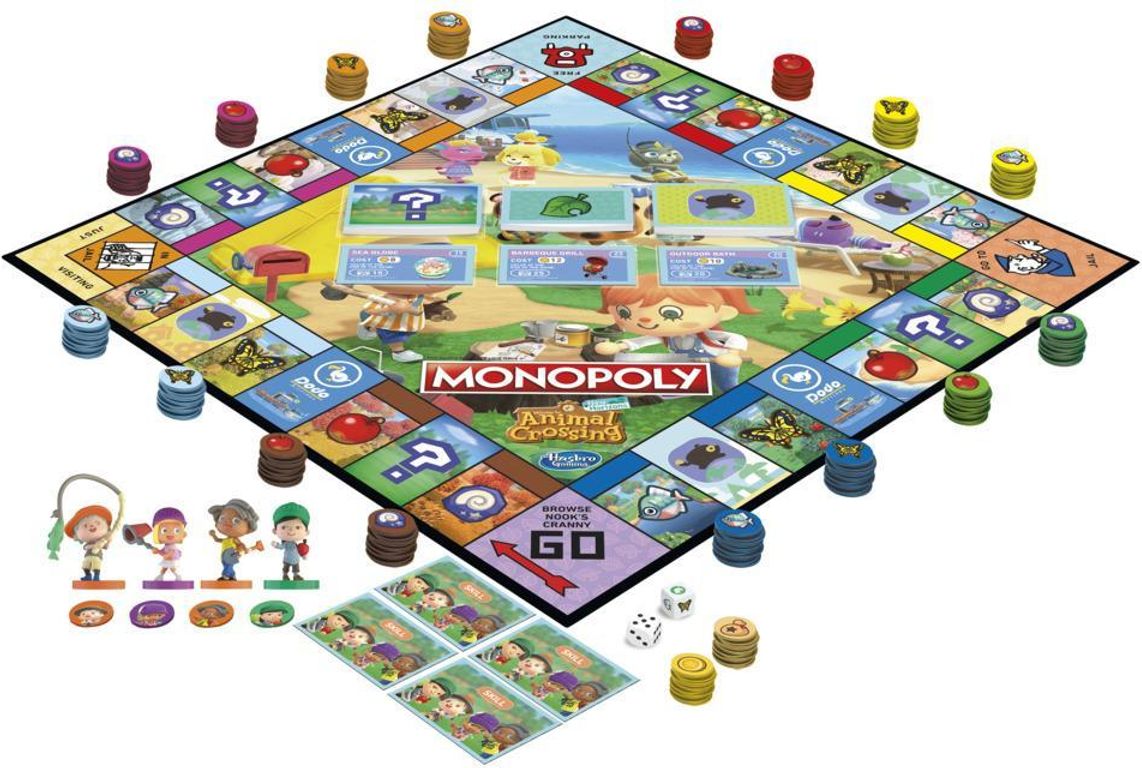 Monopoly: Animal Crossing New Horizons komponenten