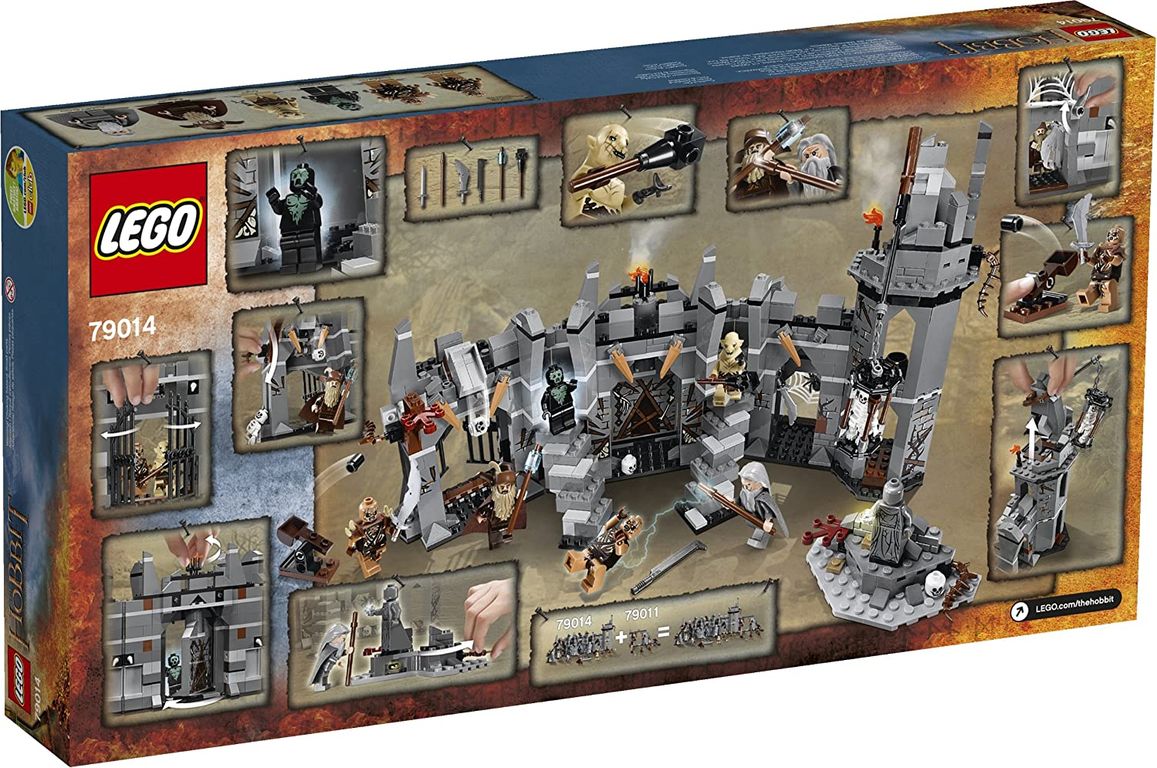 LEGO® The Hobbit Dol Guldur Veldslag achterkant van de doos