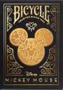 Black/Gold Mickey Disney Playing Cards