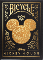 Black/Gold Mickey Disney Playing Cards
