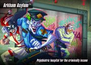 DC Spyfall Arkham Asylum card