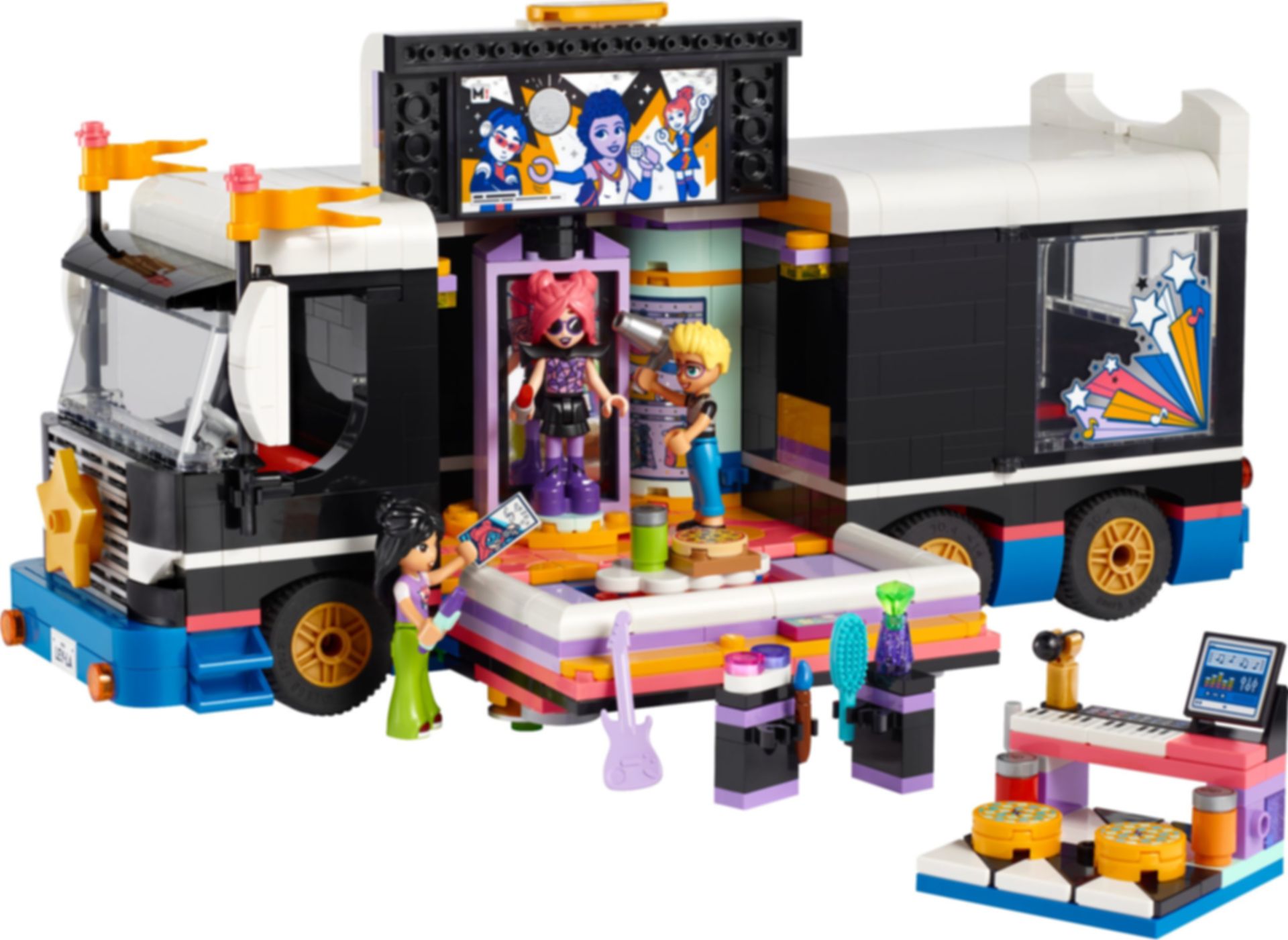 LEGO® Friends Tour Bus delle pop star componenti