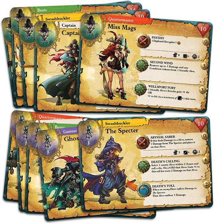 Rum & Bones cartes