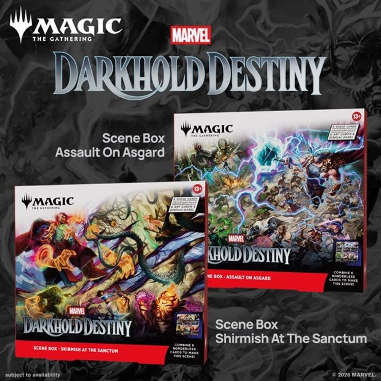 Magic: The Gathering - Marvel Darkhold Destiny Scene Box: Assault on Asgard doos