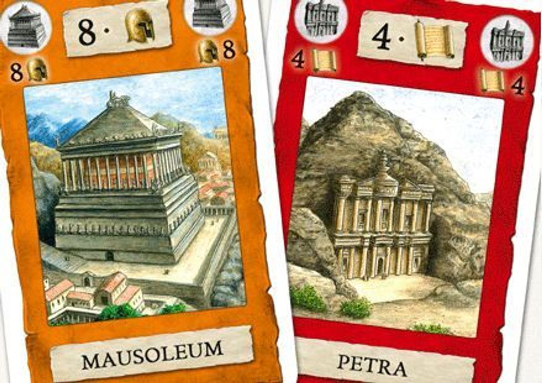 Monuments: Wonders of Antiquity kaarten