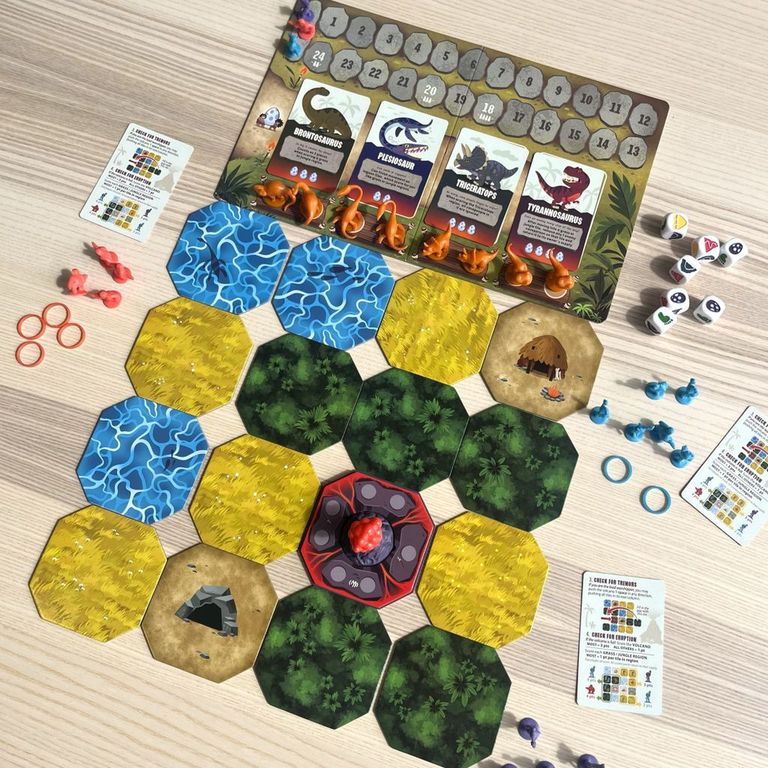 Wrath of Fire Mountain componenten