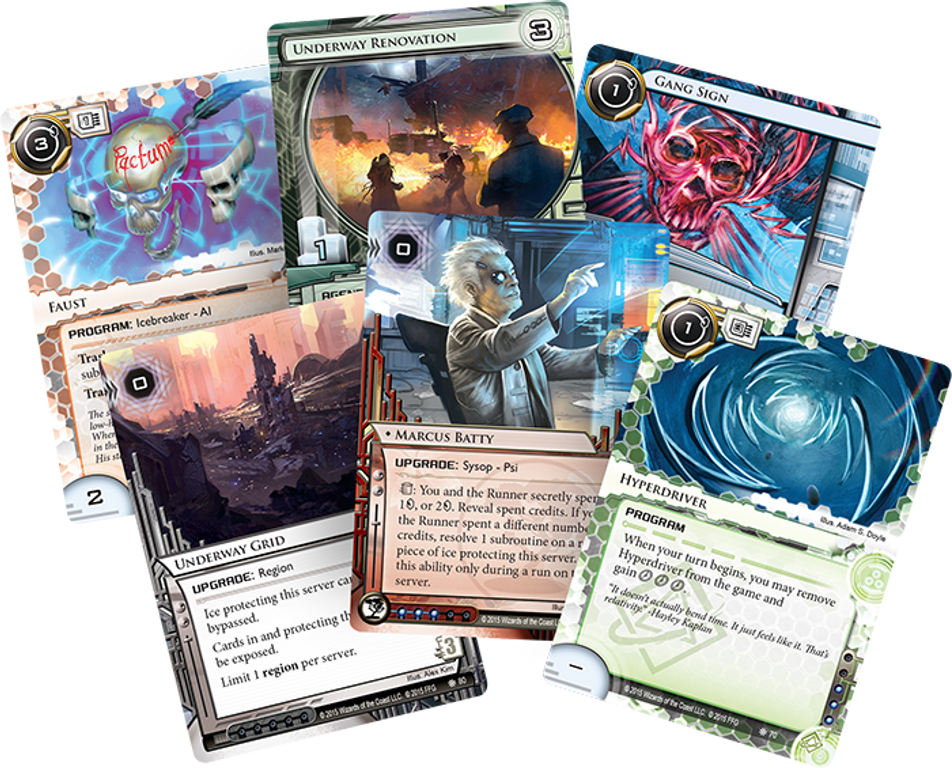 Android: Netrunner - The Underway cards