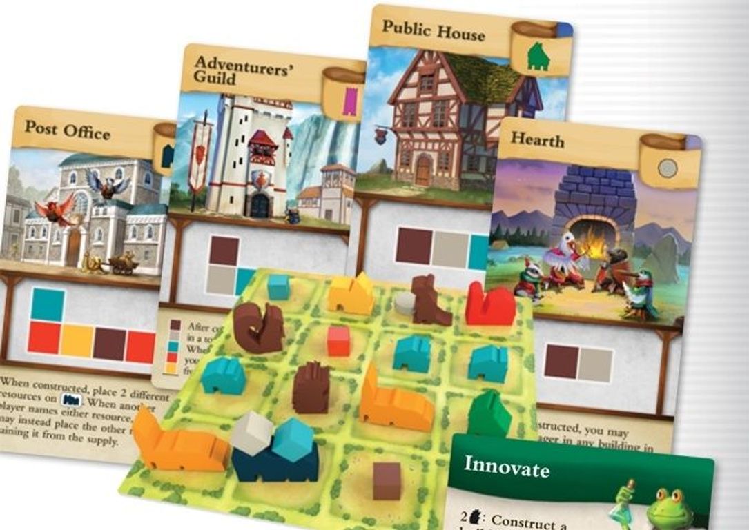 Tiny Towns: Villagers komponenten