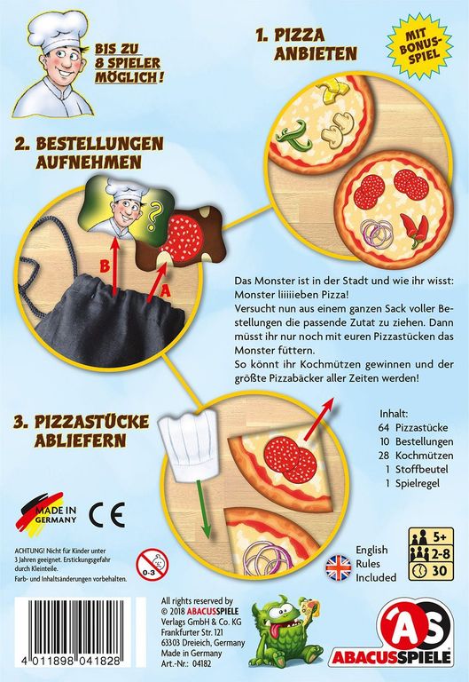Pizza Monsters boîte