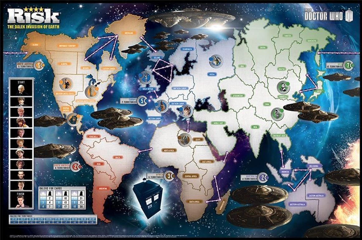 Risk: The Dalek Invasion of Earth juego de mesa