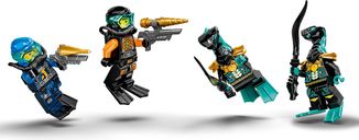 LEGO® Ninjago Submarino Anfibio Ninja minifiguras