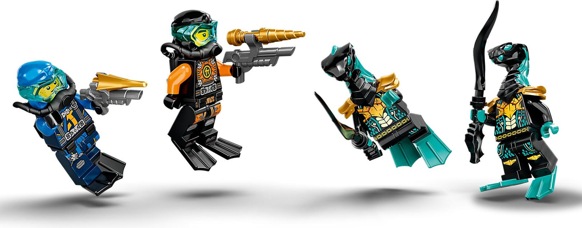 LEGO® Ninjago Submarino Anfibio Ninja minifiguras