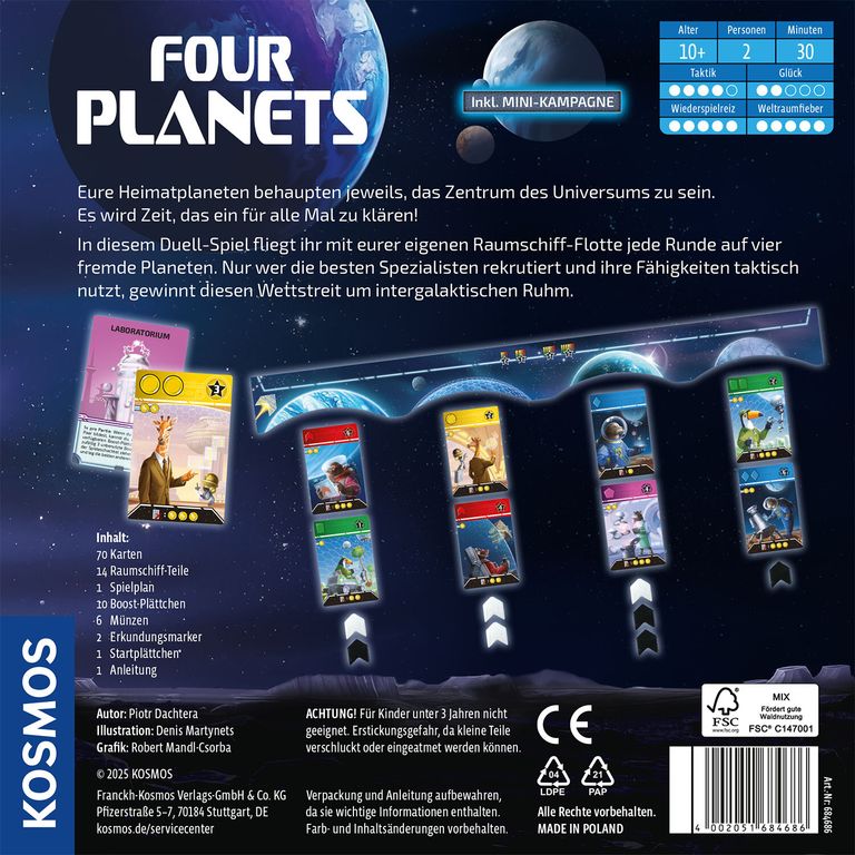 Four Planets back of the box
