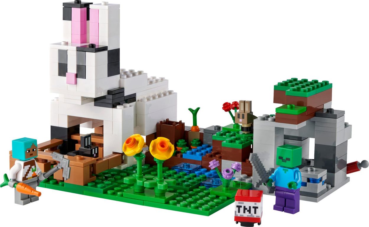 LEGO® Minecraft El Rancho-Conejo jugabilidad