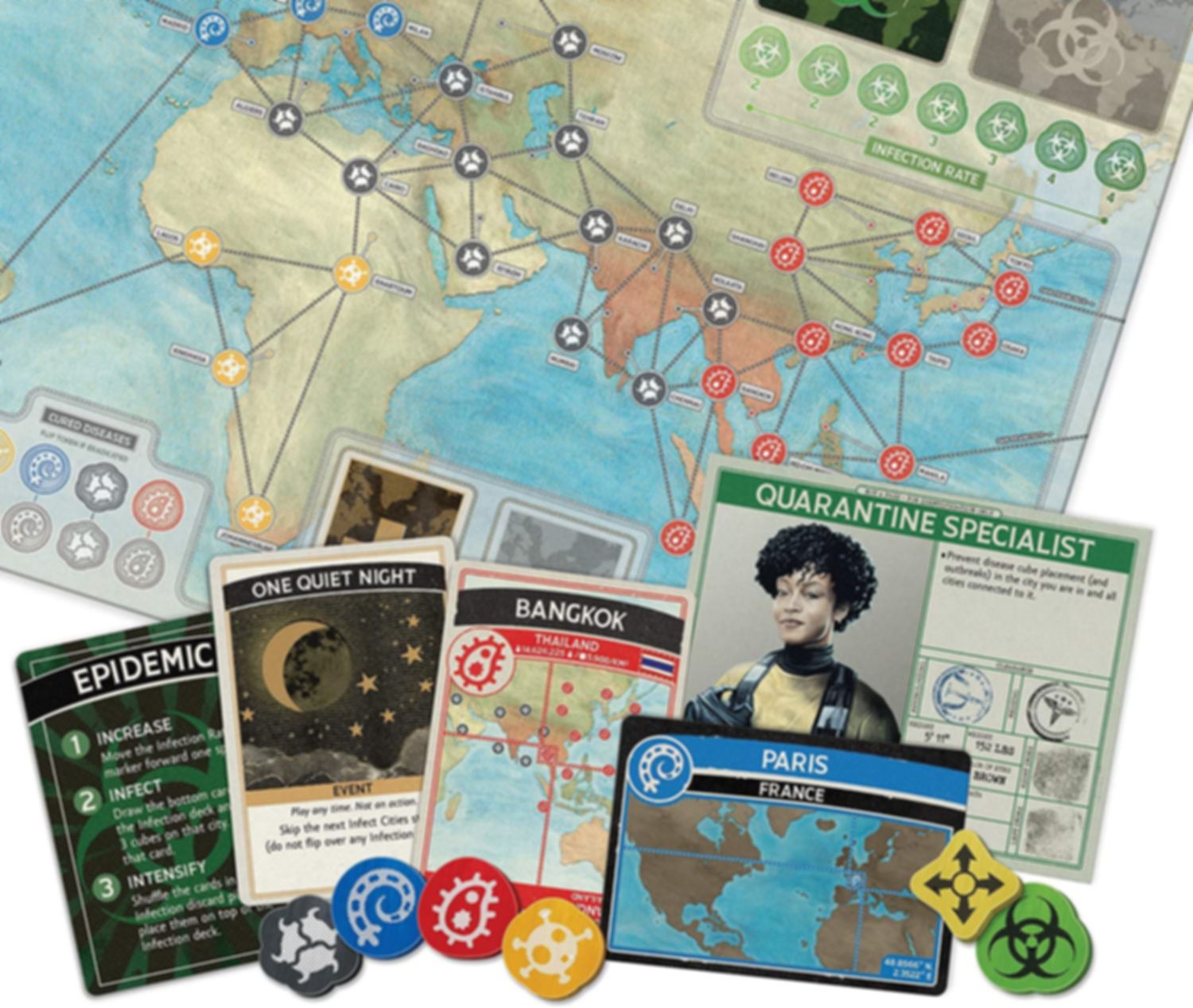 Pandemic 10th Anniversary components