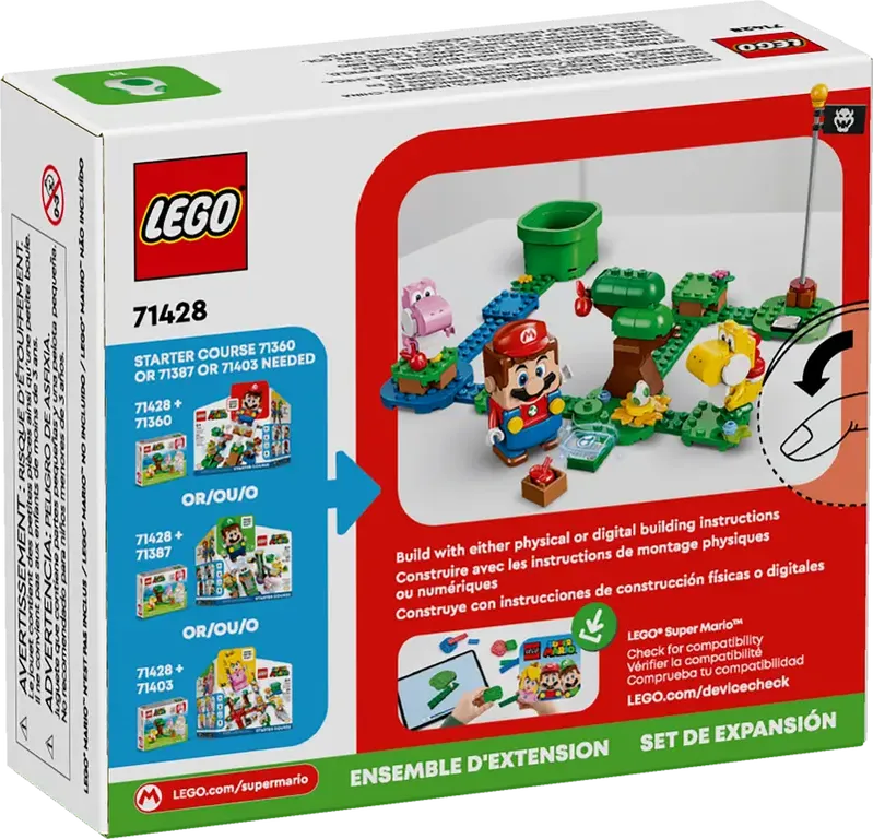 LEGO® Super Mario™ Pacchetto di espansione Foresta di Yoshi torna a scatola