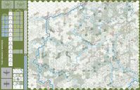 The Deadly Woods: The Battle of the Bulge game board