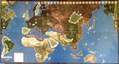 Axis & Allies: 1941 game board