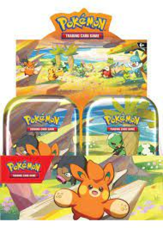 Pokémon TCG: Paldea Friends Mini Tin Display (10 Tins) box