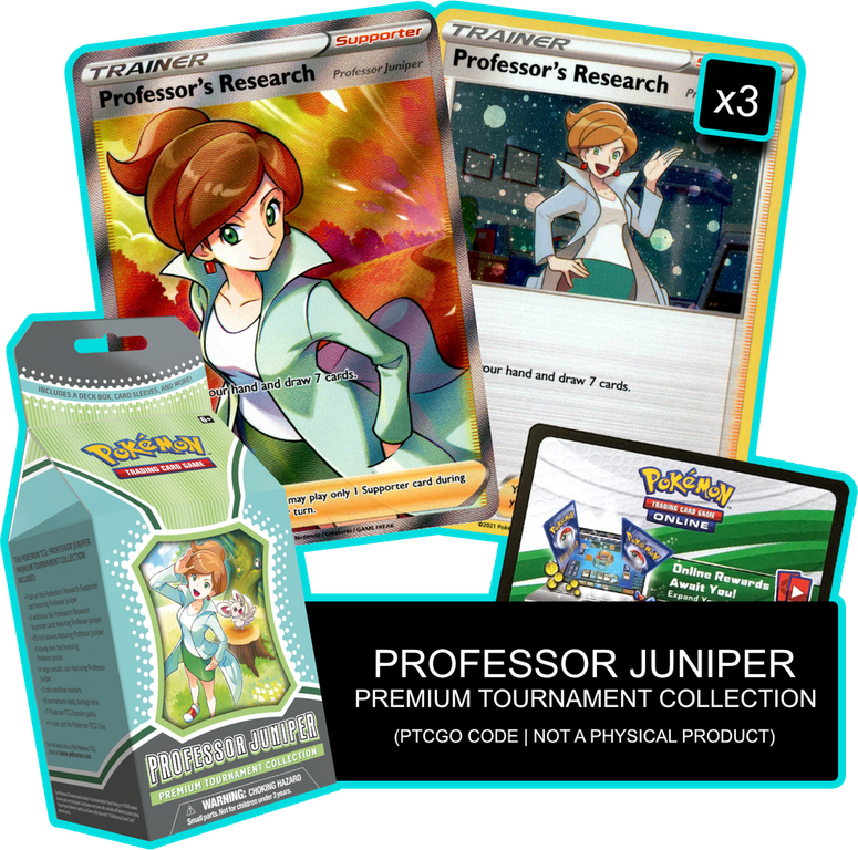 Pokémon TCG: Professor Juniper Premium Tournament Collection components