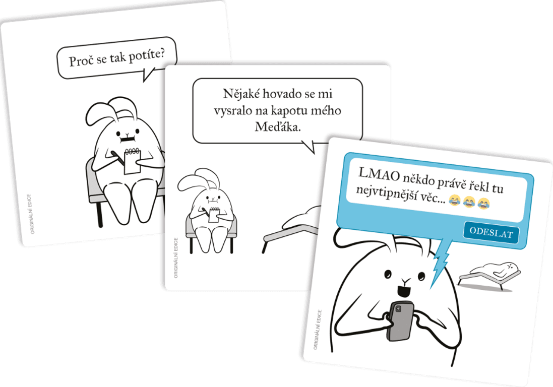 Horrible Therapist cards