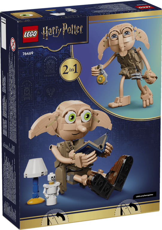 LEGO® Harry Potter™ Dobby™ the Free Elf back of the box