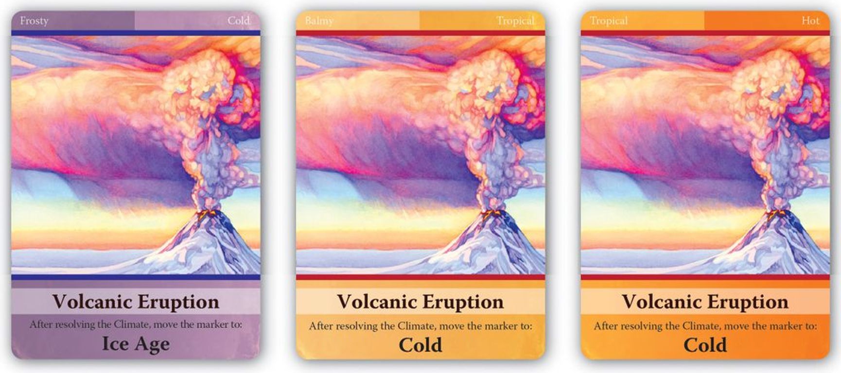 Evolution: Climate cards