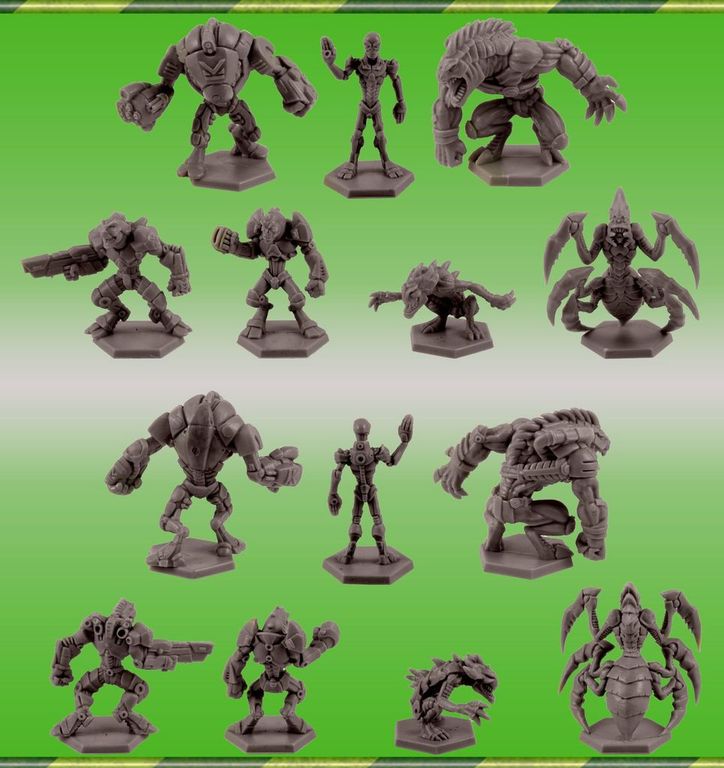 Galaxy Defenders miniatures